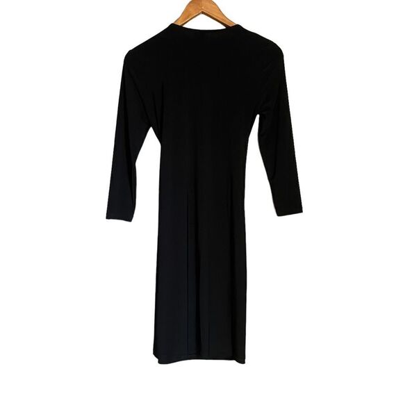 Anne Klein black faux wrap dress. Size xxs - Picture 9 of 9